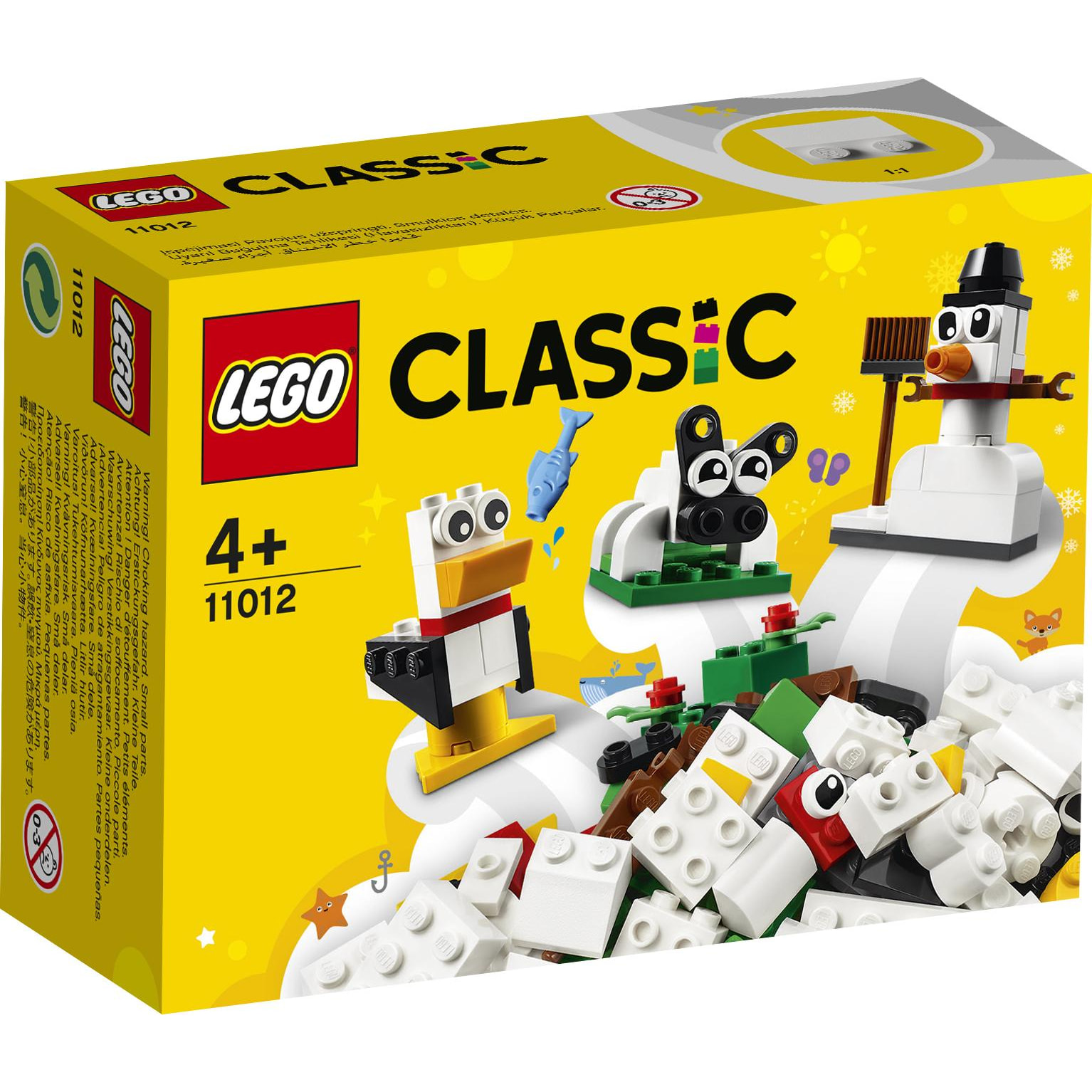 LEGO CLASSIC 11012 - MATTONCINI BIANCHI CREATIVI