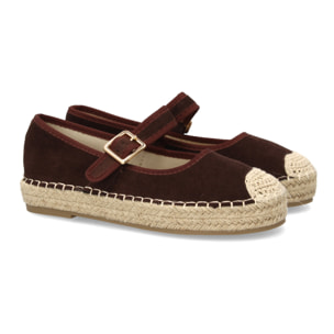 Bailarina Alpargata de Mujer con Yute, Diseño Moderno con Puntera Bordada