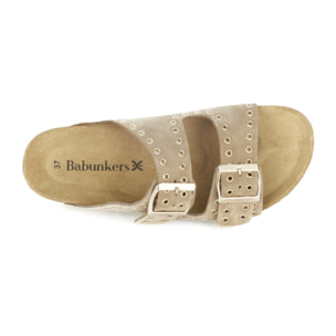 SANDALIA MADRID BABUNKERS MARRON