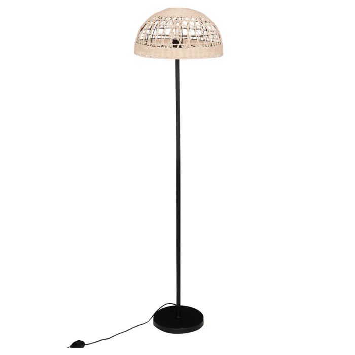 Lampadaire droit "Rory" en métal H150,5cm