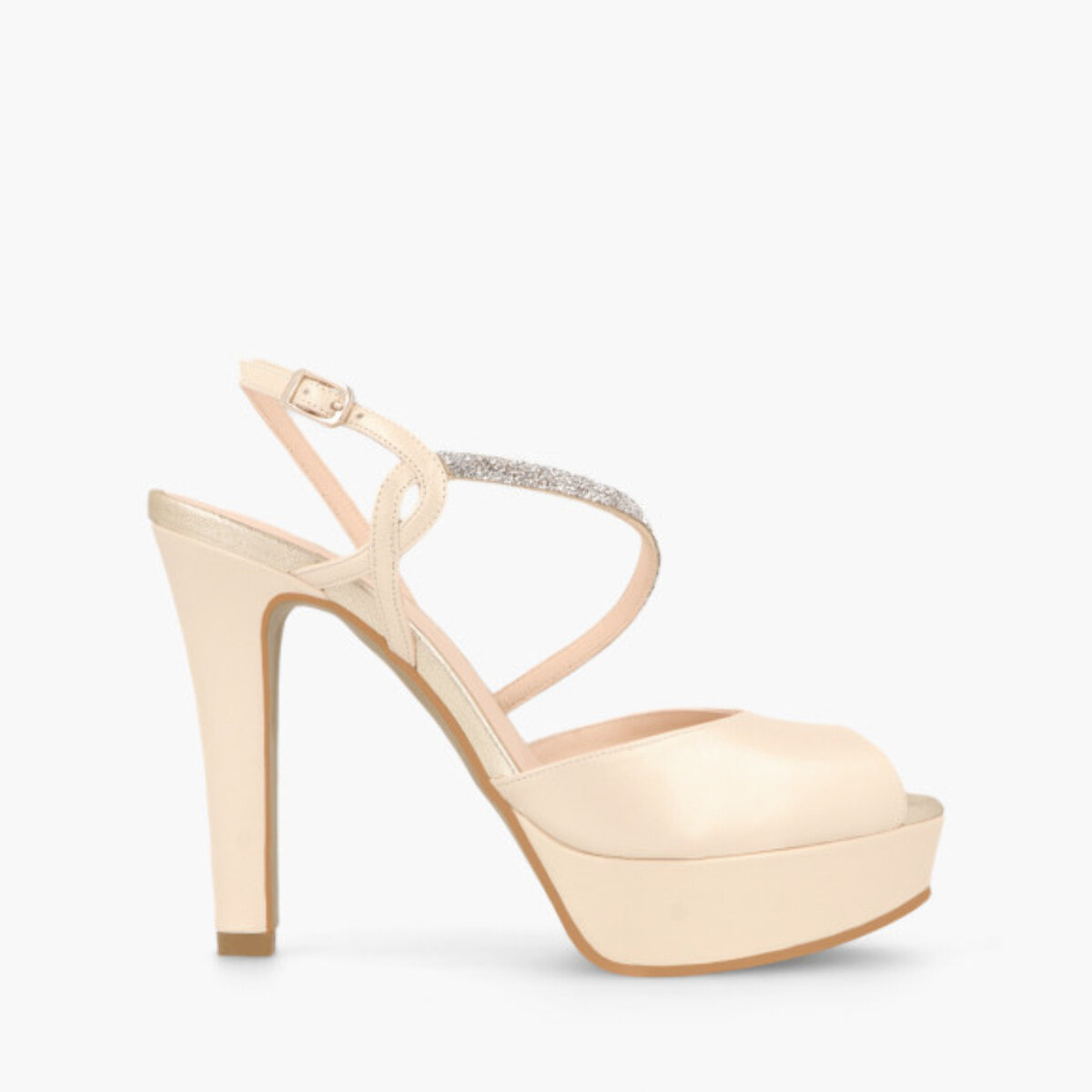 SANDALIAS DE NOVIA DORADAS TIRANES