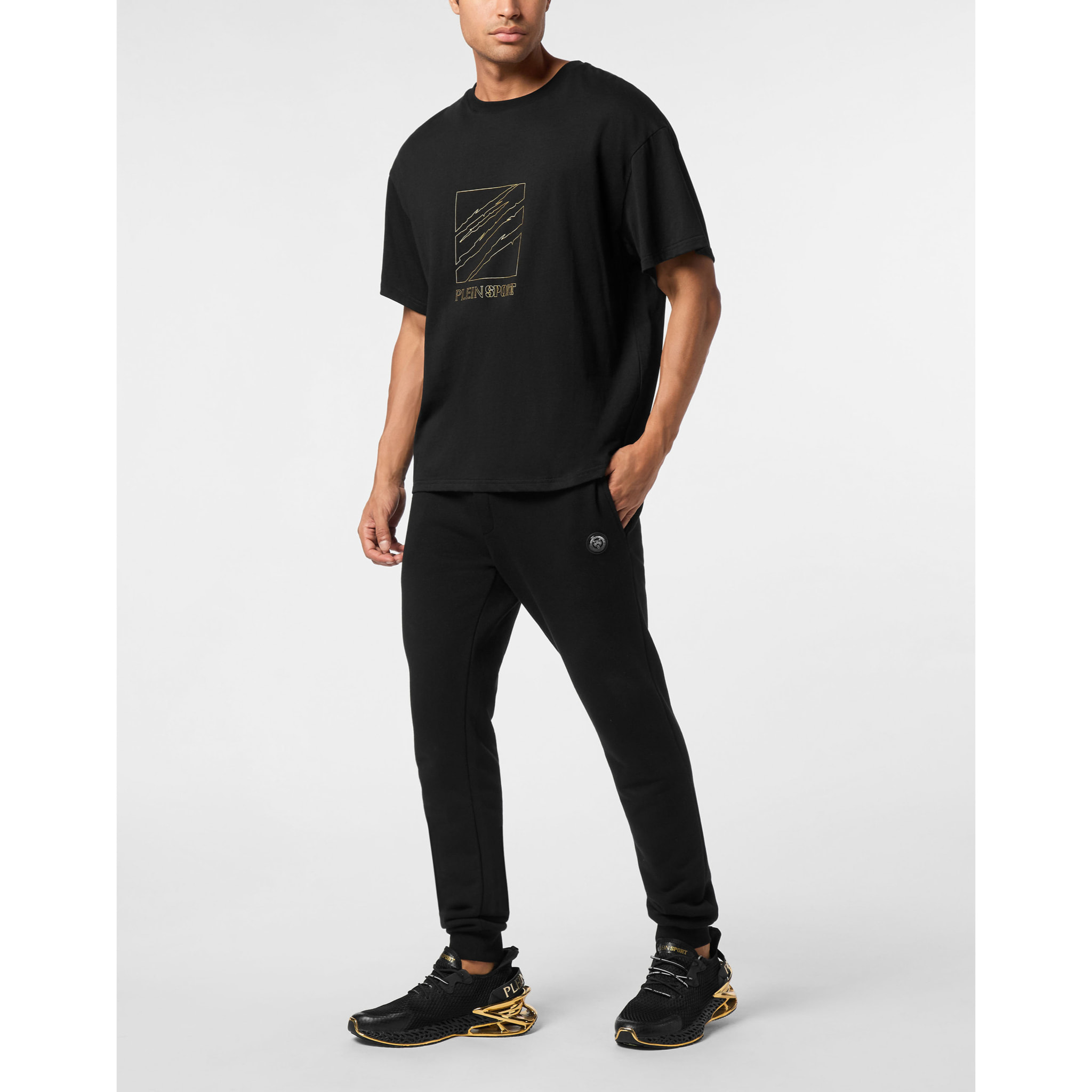 PLEIN SPORT Camiseta Cuello Redondo Ss SCRATCH
