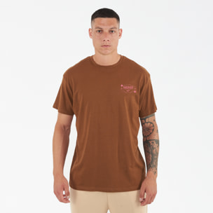 T-shirt in cotone BIGGER marrone