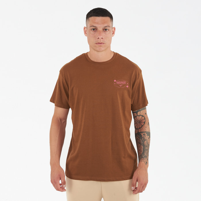 T-shirt in cotone BIGGER marrone