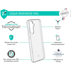 Coque FORCE CASE Samsung A25 Transparente