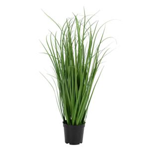 Erba poa artificiale verde H 68 cm