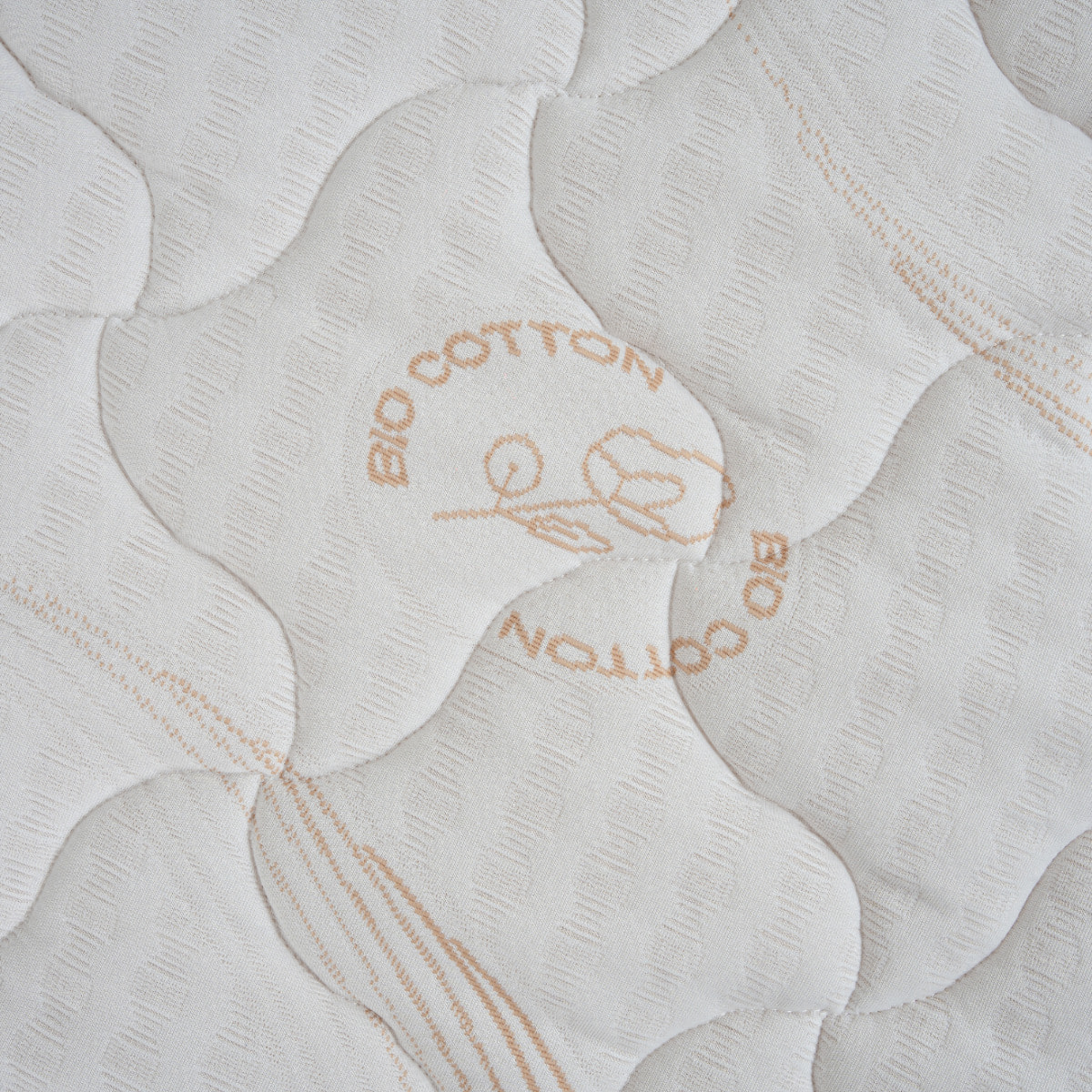 Materasso Ginflex Matrimoniale 160x190 Memory Foam 2 Strati Fisso Altezza 25cm Tessuto Biocotton Con Fascia Perimetrale Di Velluto Marrone (Antiacaro - Anallergico - Antibatterico - Ergonomico)