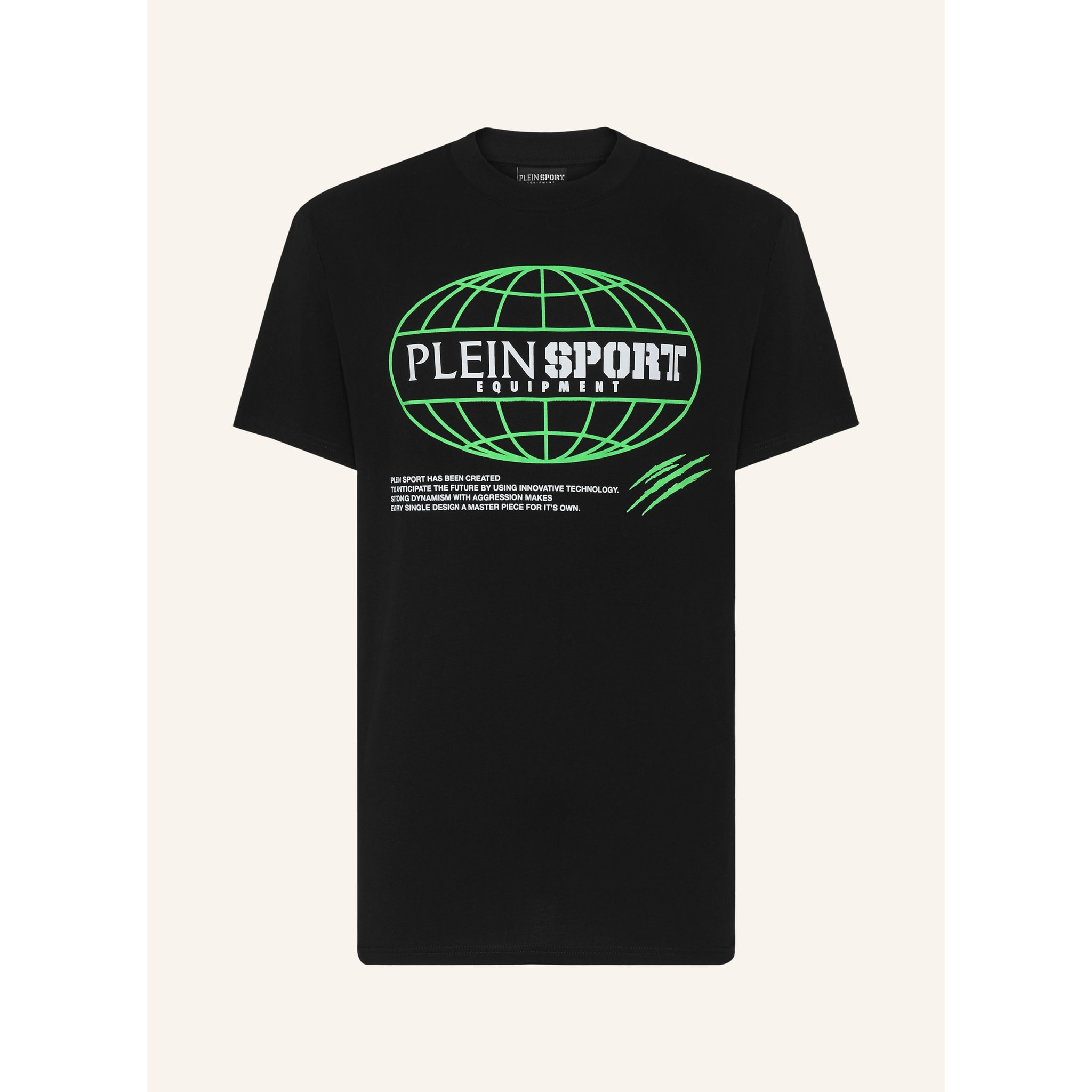 PLEIN SPORT T-Shirt Round Neck Ss GLOBAL EXPRESS EDITION