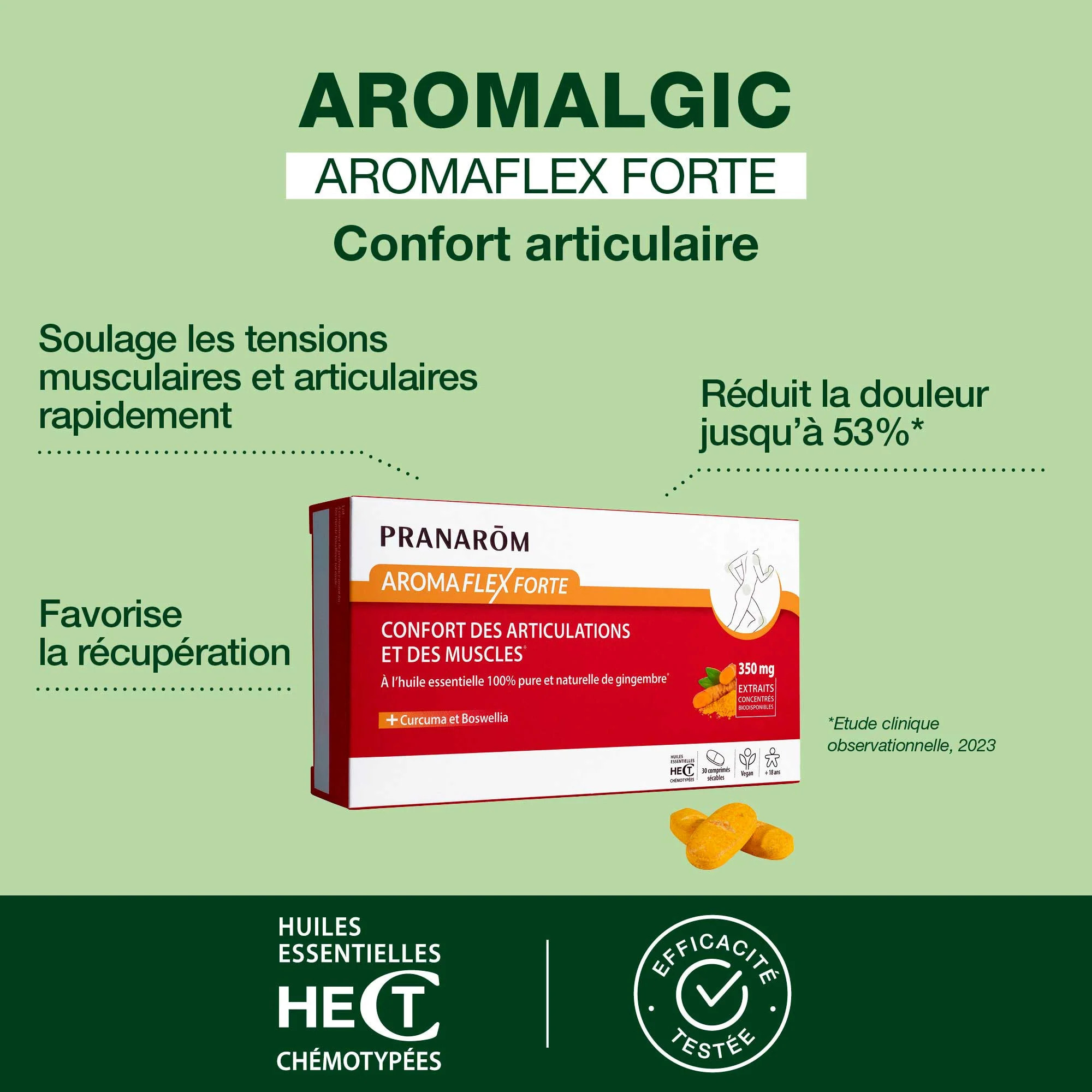 Pranarom - Aromaflex Forte - comprimés pour muscles - 30 capsules