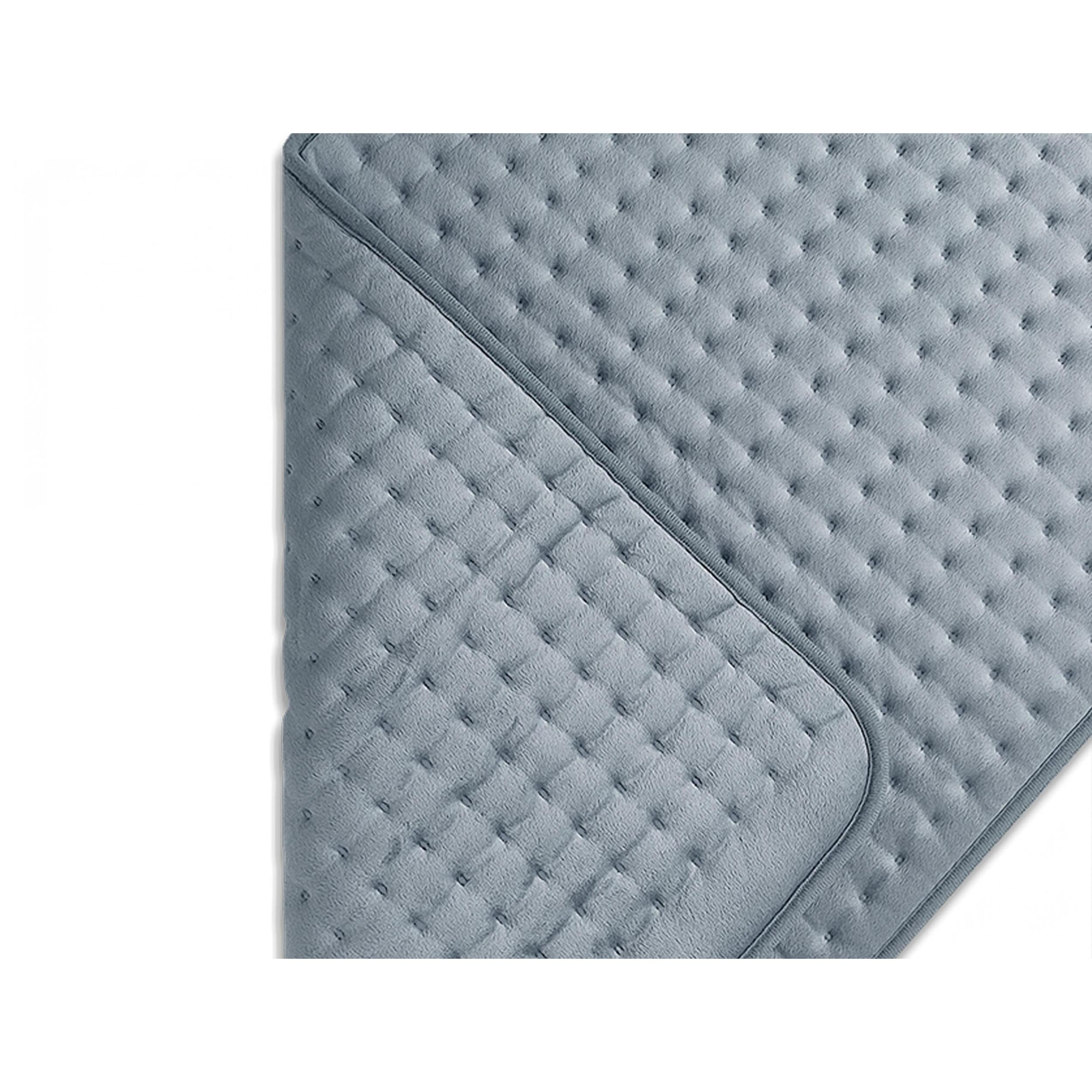 Coussin électrique chauffant pour corps 100W laine gris