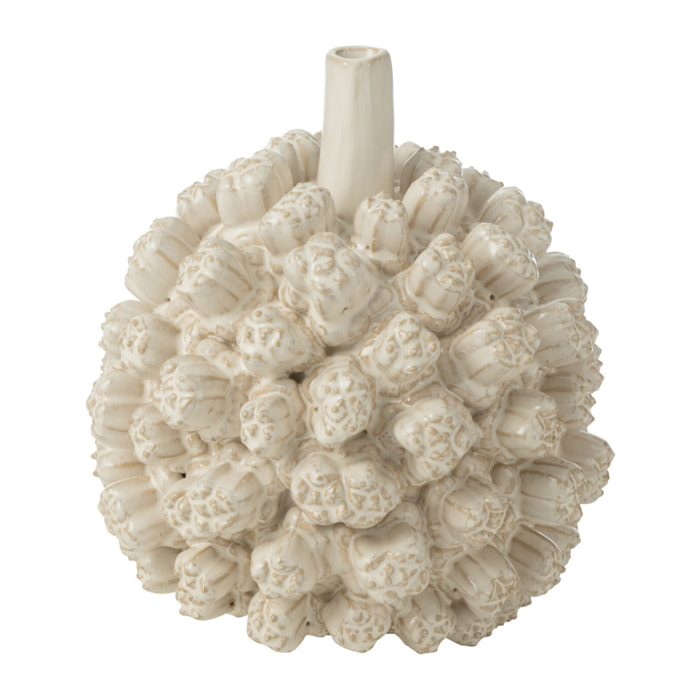 J-Line vase Saki - céramique - blanc - small