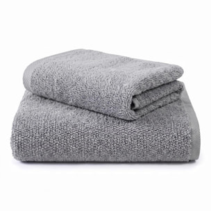 INTRECCI HOME Set Bagno Asciugamani Viso e Ospite, in Puro Cotone 500 g, Morbidezza Extra, Assorbenza Superiore