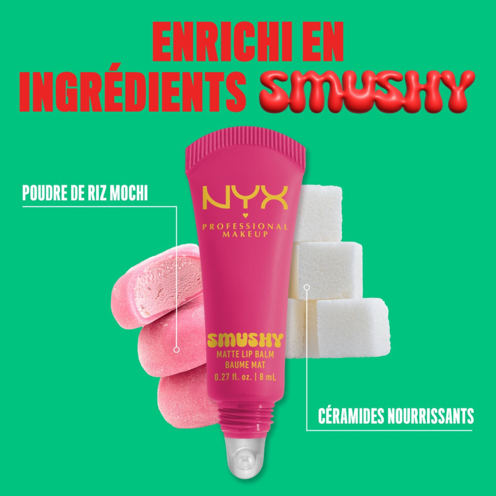 NYX Professional Makeup Smushy baume à lèvres teinté Sweet Smack