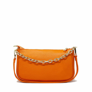 Chicca Borse Pochette Clutch Arancione