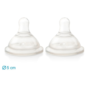 TETINAS DE RECAMBIO EN SILICONA 2U