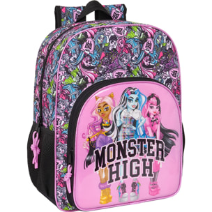 Mochila adapt.carro monster high "drama"