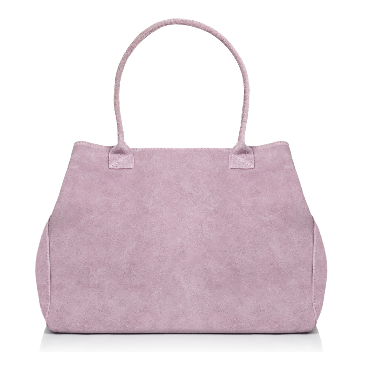 Annagrazia Bolso Shopper Mujer.Piel auténtica Gamuza