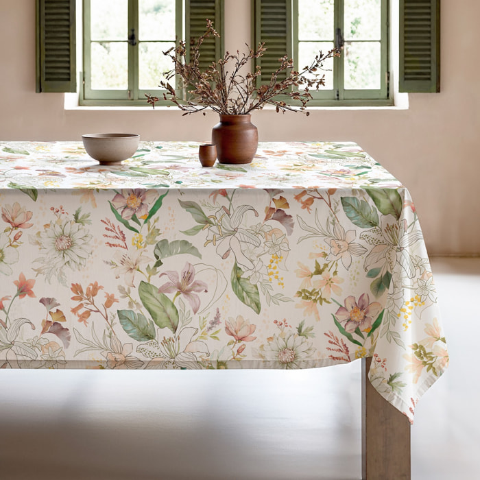 Mantel estampado antimanchas AINA MULTICOLOR