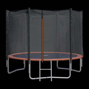 Trampoline Diam 2,44 m avec filet de sécurité et échelle