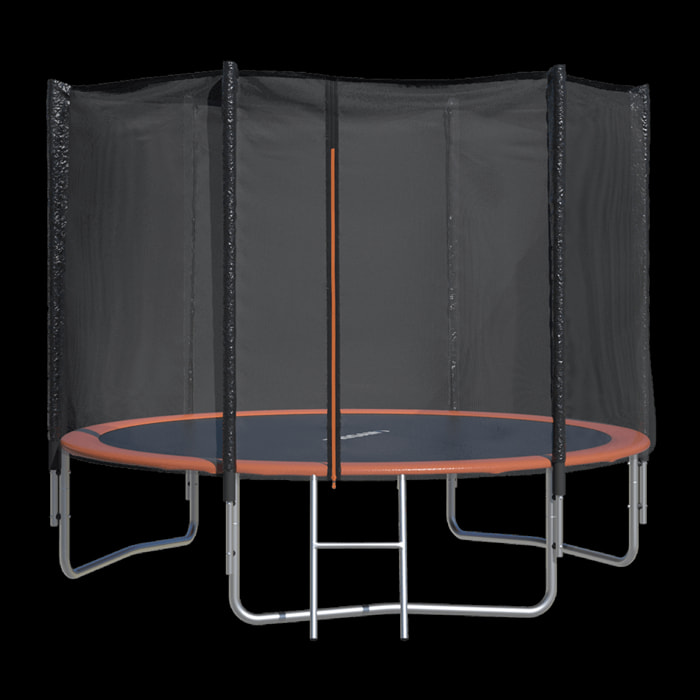 Trampoline Diam 2,44 m avec filet de sécurité et échelle