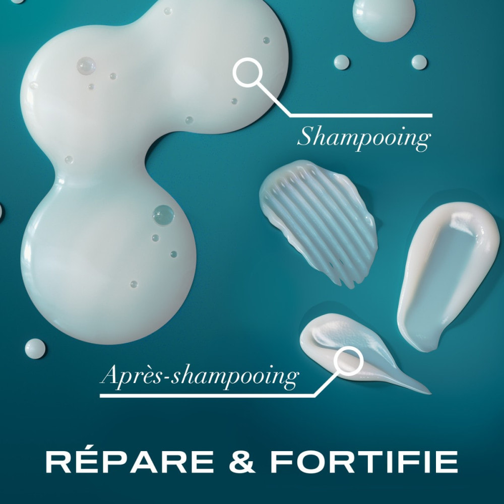 OGX Shampooing Réparateur Huile d'Argan du Maroc, 385ml – Soin capillaire pour cheveux secs et abîmés – Shampoing sans sulfate