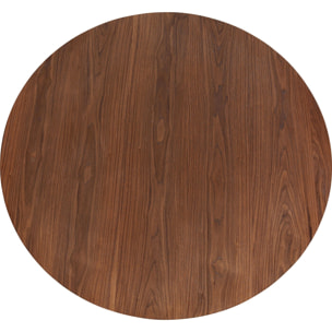 Table Cono 120cm noyer Kare Design