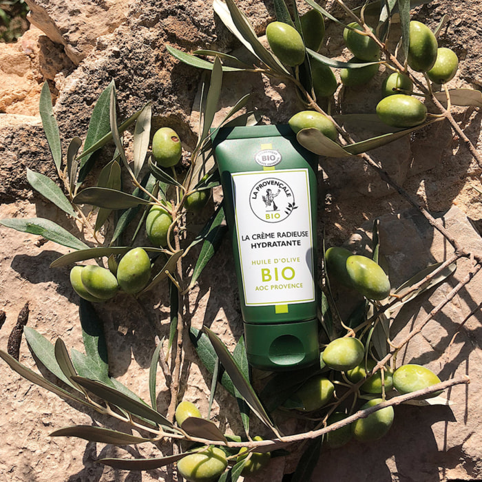 La Provençale - Crème Radieuse Booster d'Hydratation 48H Anti-dessèchement - Omégas d'Olive & Aloe Vera - Tous types de peaux -