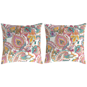 2 Fundas de almohada 100% algodón MUSE A - 65x65 cm