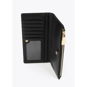 Portafoglio nero e dorato