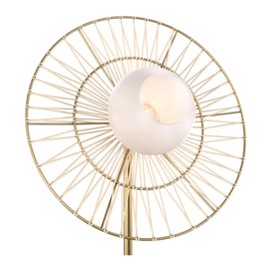 Lampadaire en métal doré - Bandia