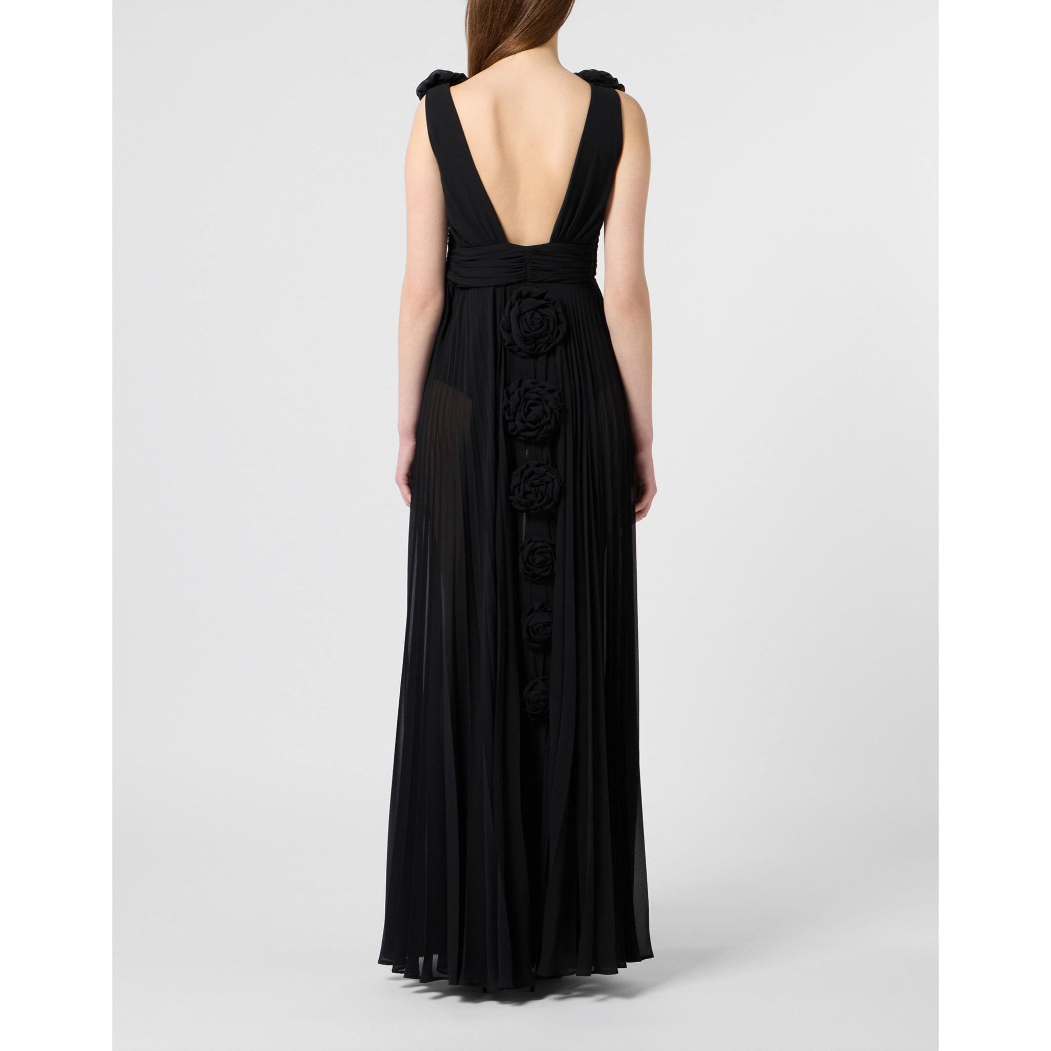 PHILIPP PLEIN Long Evening Dress Flowers