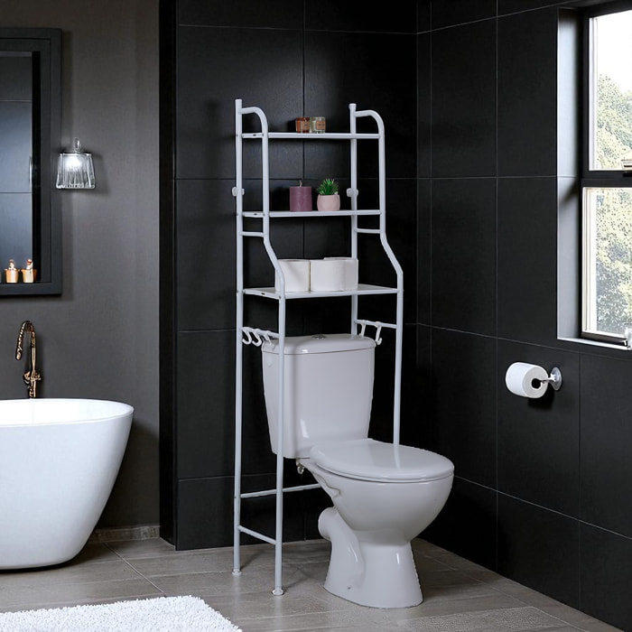 Etagere De Rangement Wc 155x48x25cm