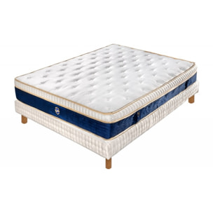 ENSEMBLE Empire - Matelas 2 places + 1 Sommier