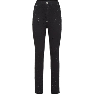 PHILIPP PLEIN Jegging de cintura alta