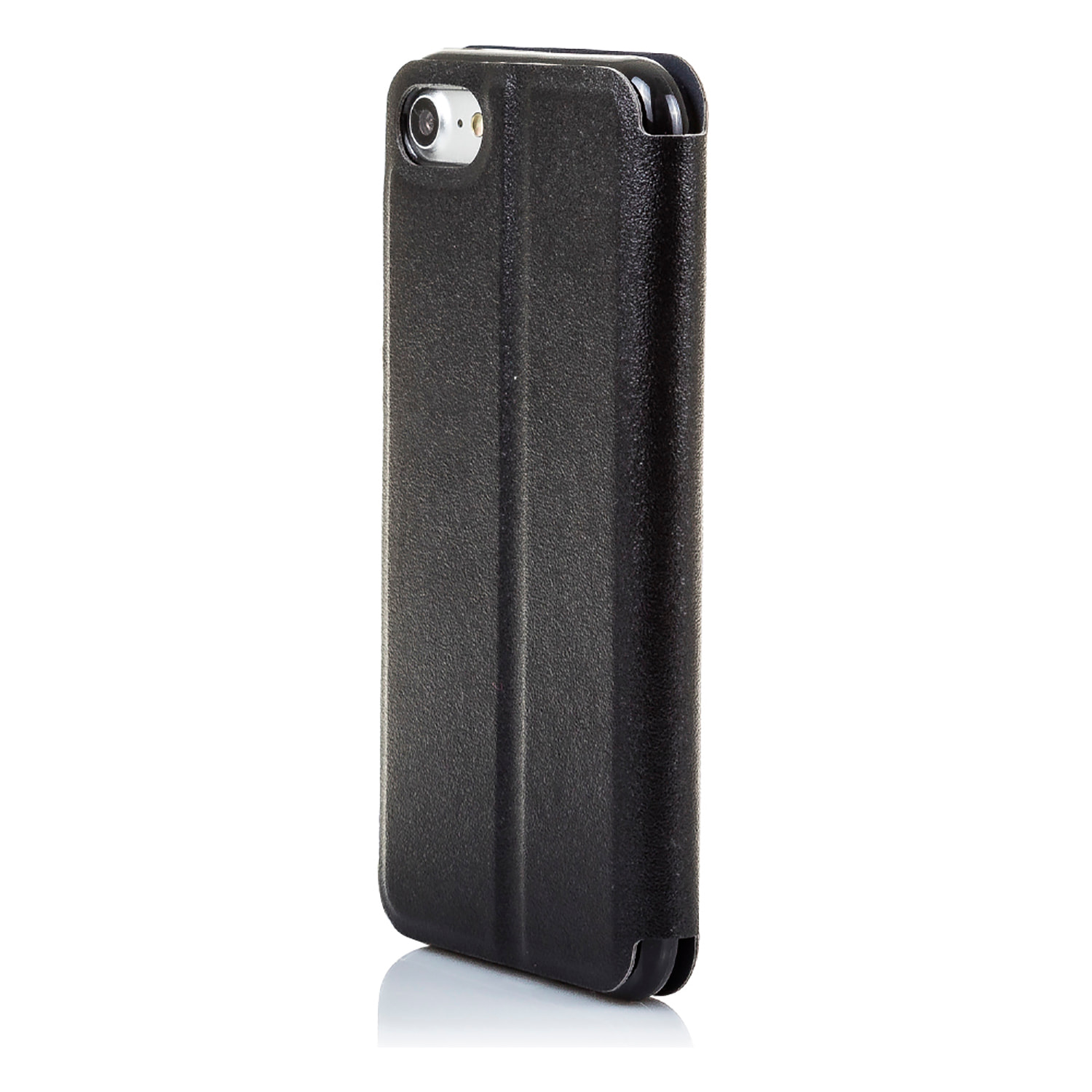 DAM CUSTODIA A LIBRO CON CHIUSURA MAGNETICA A FINESTRA Iphone 7/ Iphone 8 7x1x14 Cm. Colore nero