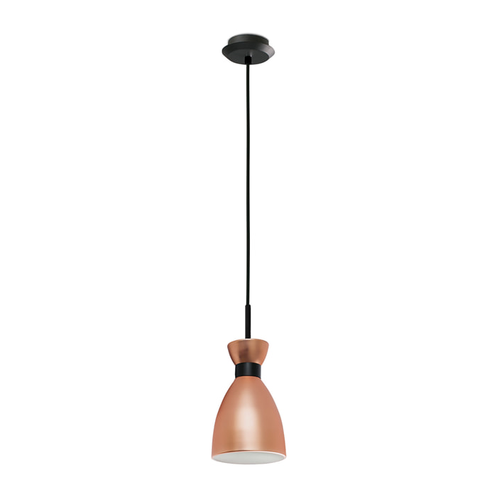 RETRO Lampe suspension cuivre