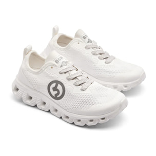 Zapatillas Deportivas Niños Cierre Cordones Blanco