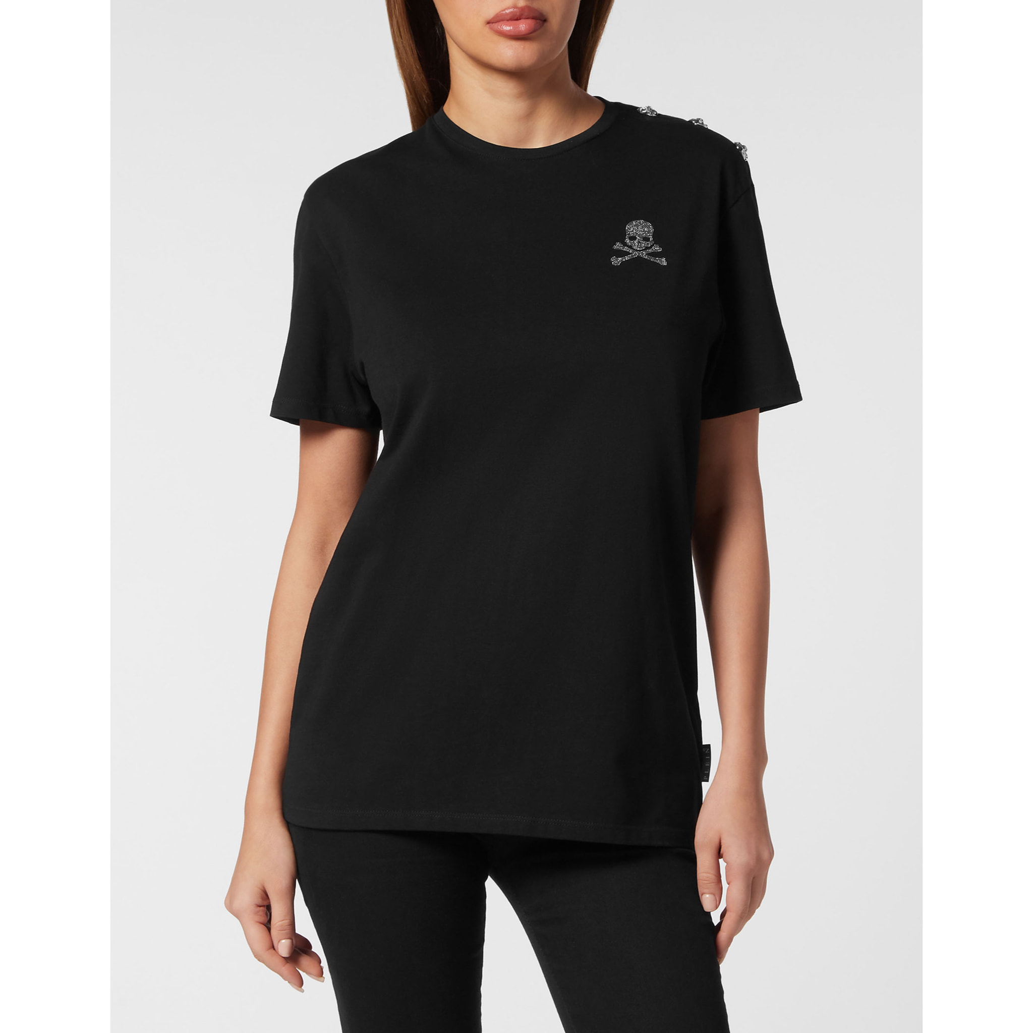 PHILIPP PLEIN Camiseta Hombre Fit SKULL&BONES