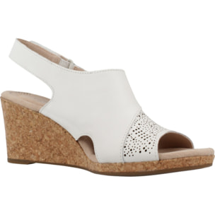 Sandalias Mujer de la marca CLARKS  modelo LAFLEY JOY White