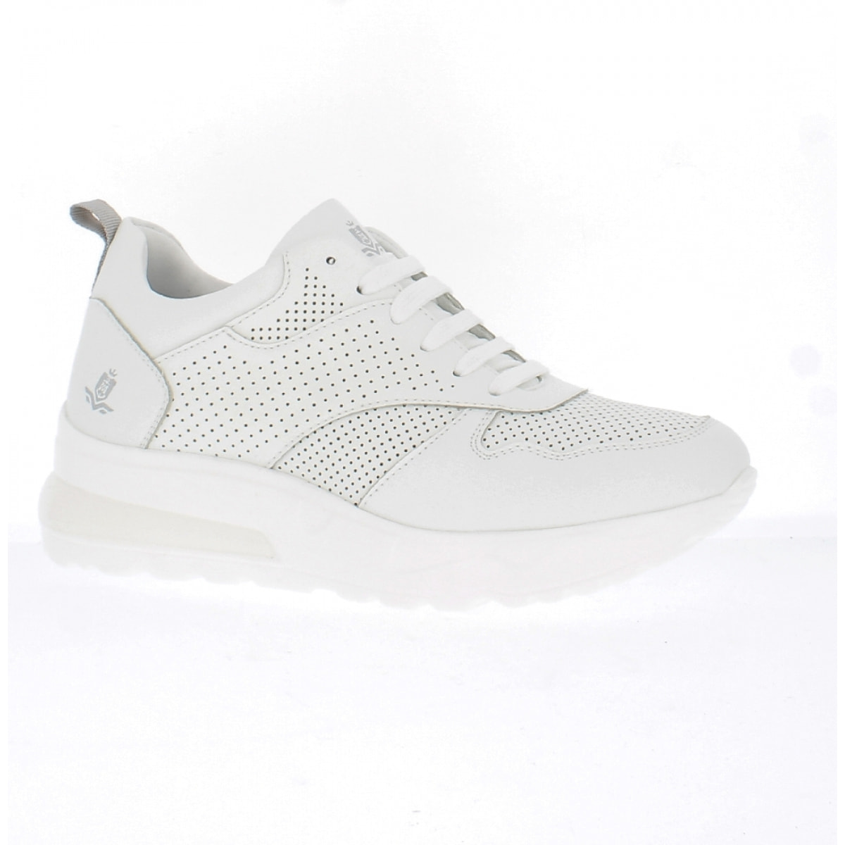 Armata di Mare Scarpe Donna Sneakers Casual con la Zeppa con Soletta Rimovibile in Memory Foam AMD S22H1017 White