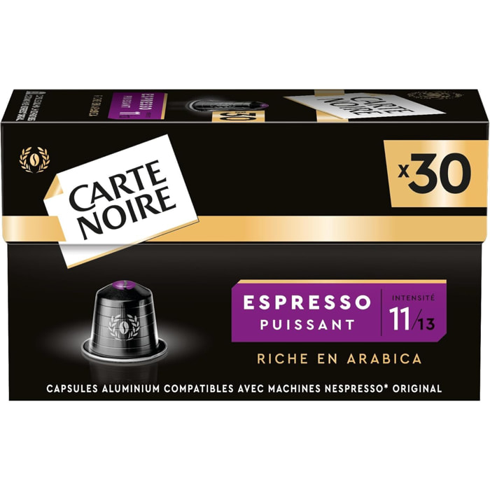 Carte Noire Espresso Puissant x30