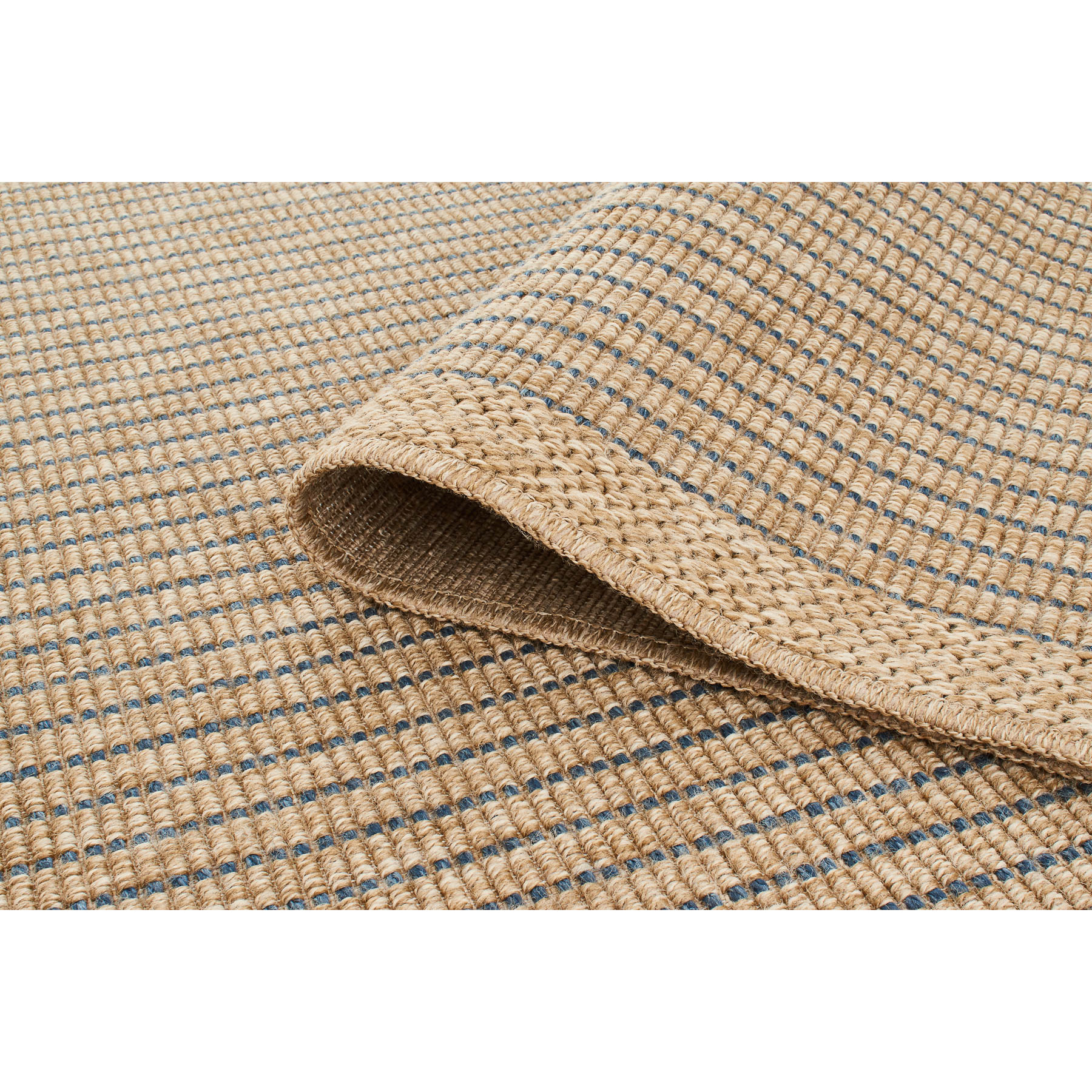 Tapis effet toille de jute