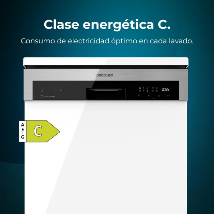 Cecotec Lavavajillas 60 CM Lavavajillas Bolero Aguazero 6500 C