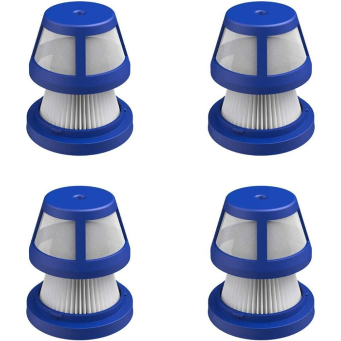 Filtre EUFY Rechange lavable x4 protection aspirateur main HomeVac H11