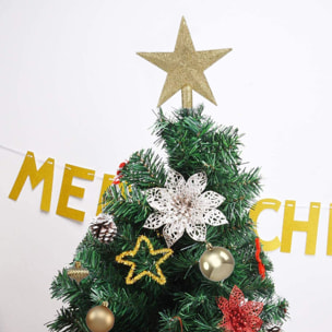 Kit de bolas de navidad 18 piezas oro