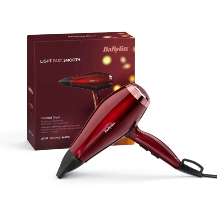 Sèche cheveux BABYLISS 5912PE Inspired Made in Italy