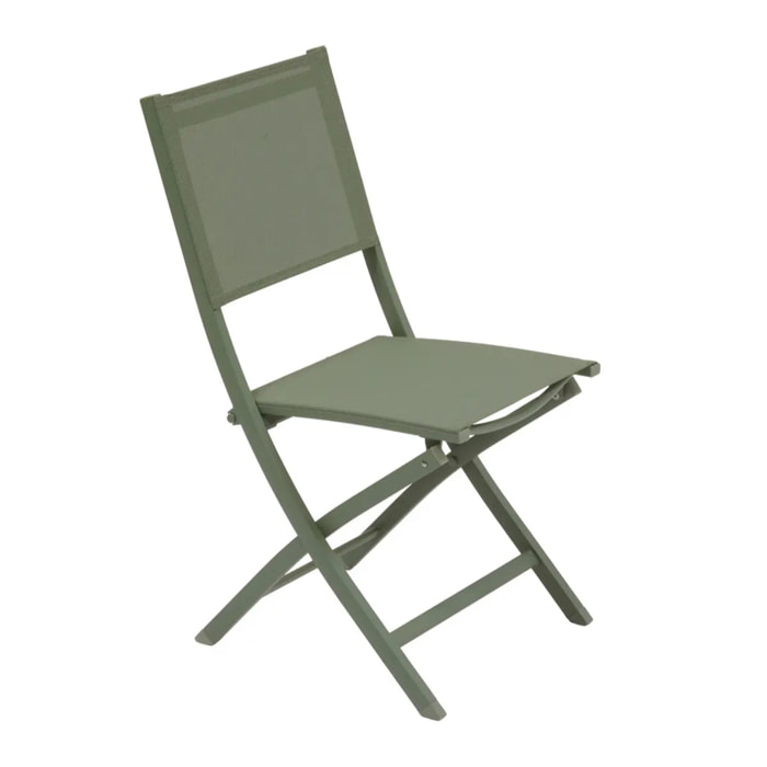 Lot de 4 Chaises de jardin Essentia pliable vert laurier