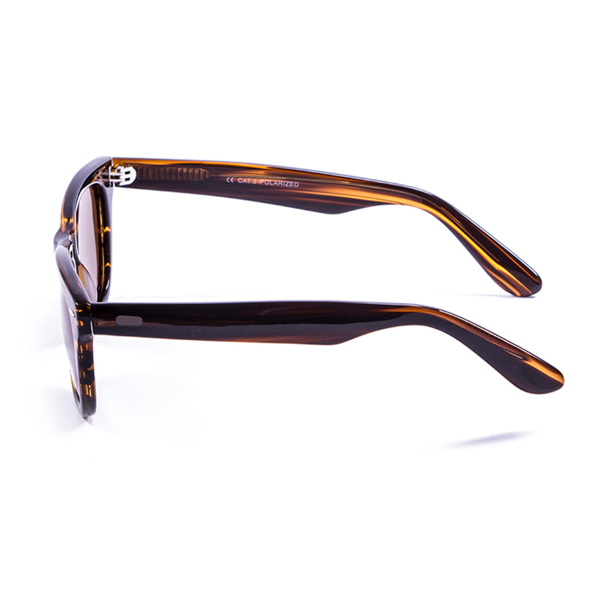 Gafas de sol LENOIR BIARRITZ - Marrón oscuro / Revo azul