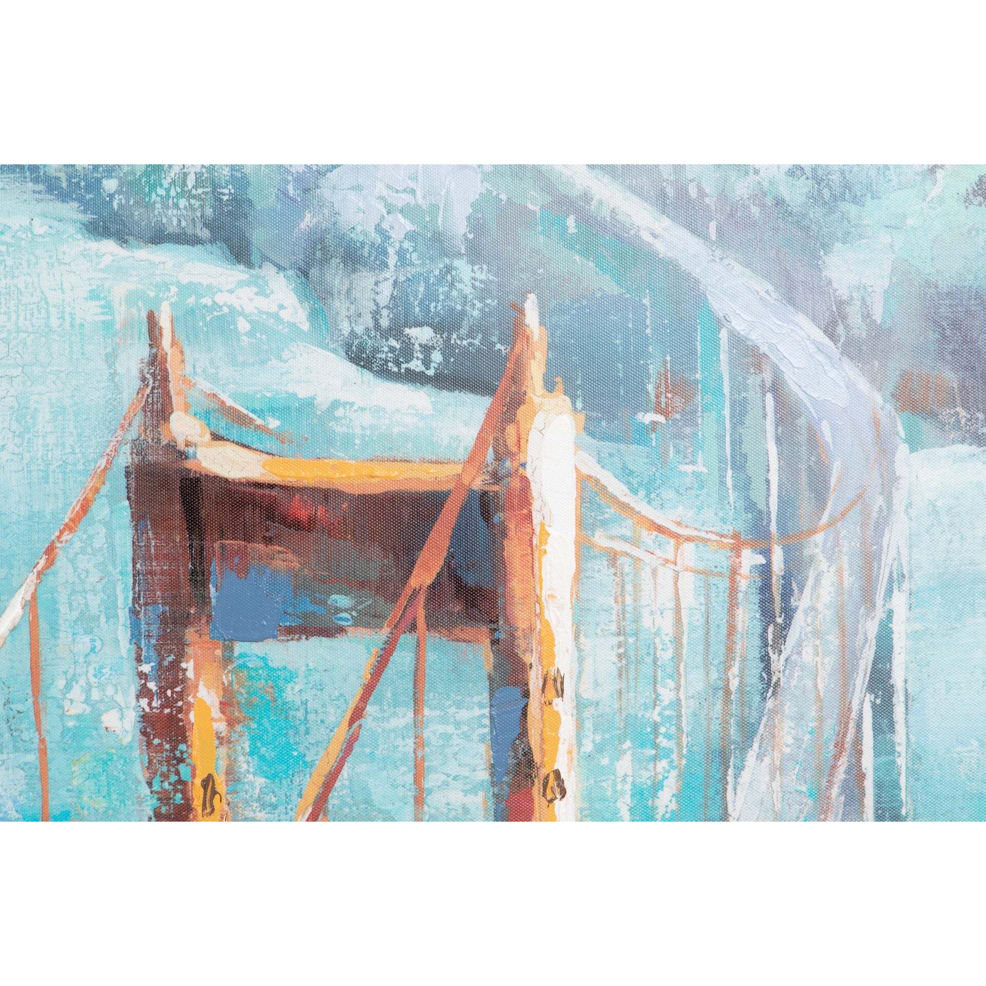 Set 2 Cuadros Puente Brooklyn 52x4,5x102 Cm