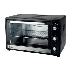 Horno de sobremesa JATA HN966 de 66 litros. 4 funciones: rotisserie, horno, grill y convección